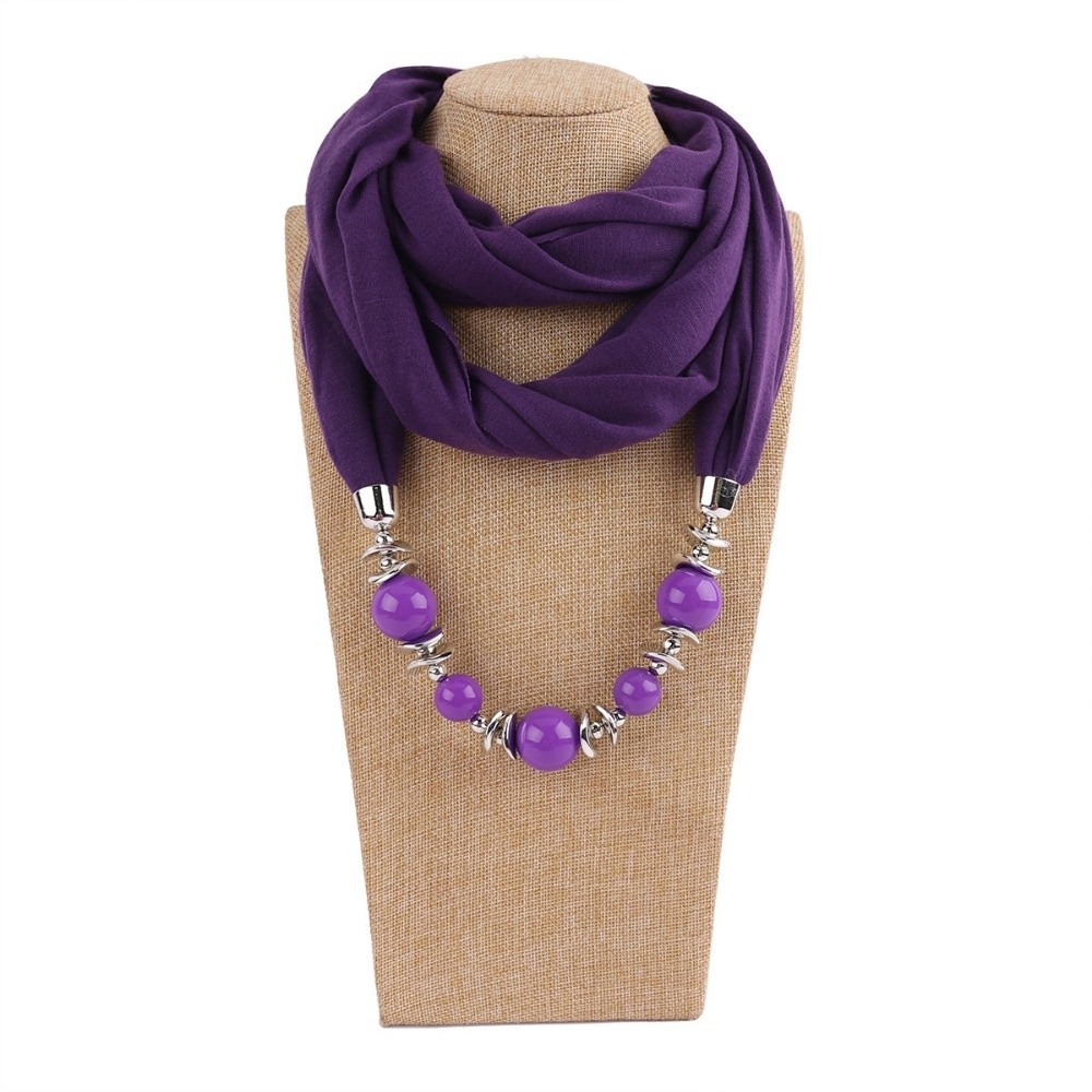 Infinity Scarf Knit - Écharpe en mousseline de soie, couleur