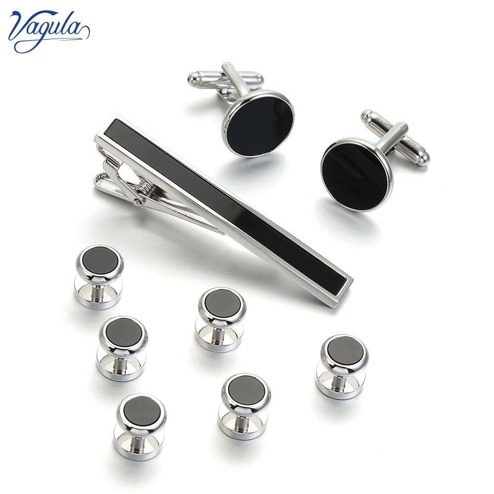 Tie Bar Set Gift - VAGULA 9 pièces barre de cravate