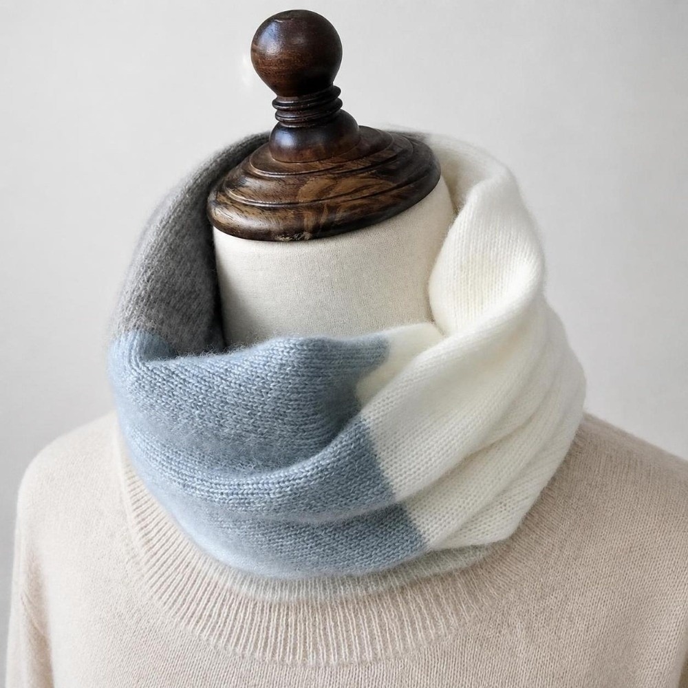 Écharpe infinie à empiècements - Infinity Scarf Knit avis et prix