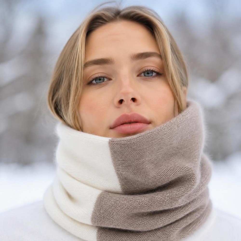 Écharpe infinie à empiècements - Infinity Scarf Knit avis et prix