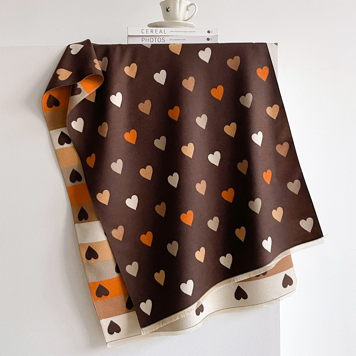 Écharpe chaude en imitation ca - Pashmina Wrap Large avis et prix