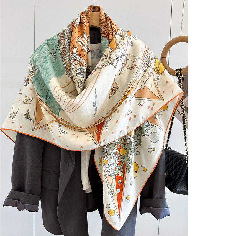Écharpe en laine de luxe pour  - Woven Scarf Blanket avis et prix